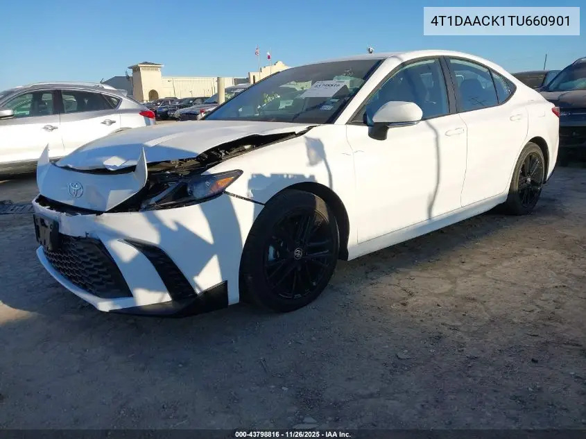 4T1DAACK1TU660901 2026 Toyota Camry Se