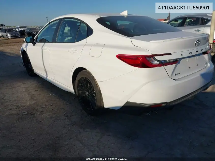 4T1DAACK1TU660901 2026 Toyota Camry Se