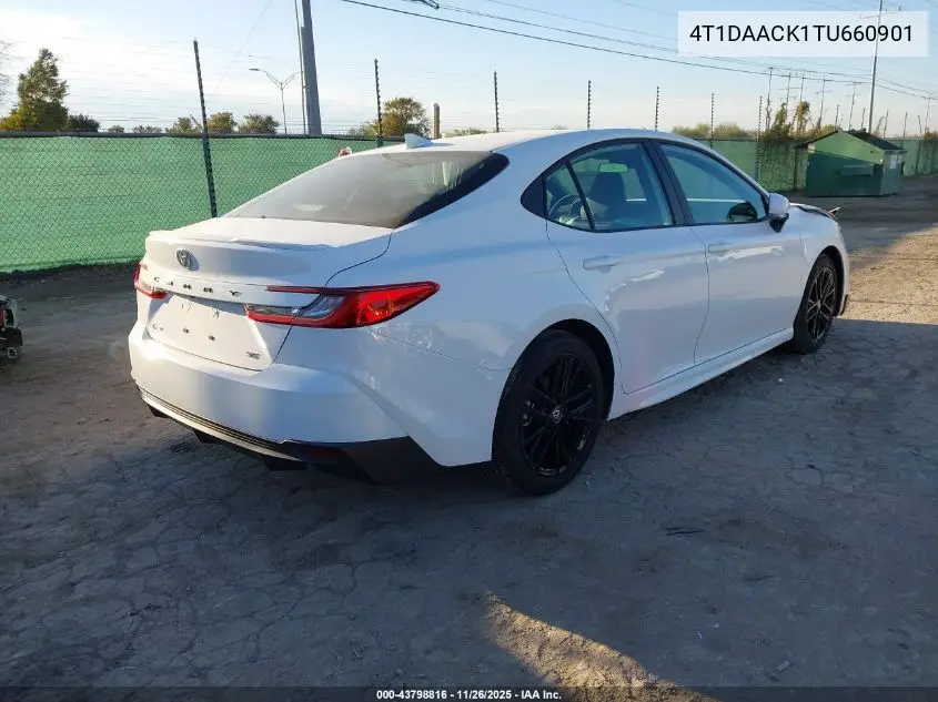 4T1DAACK1TU660901 2026 Toyota Camry Se