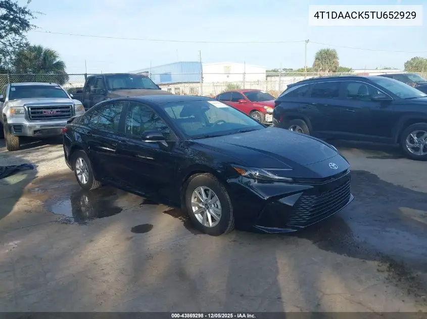 4T1DAACK5TU652929 2026 Toyota Camry Le