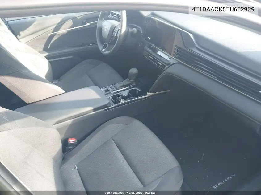 4T1DAACK5TU652929 2026 Toyota Camry Le