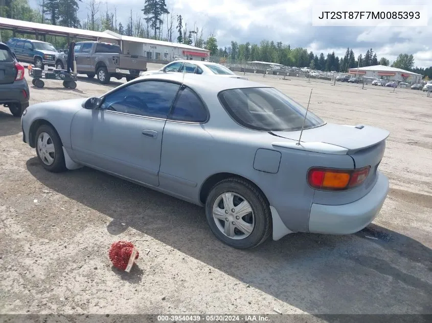 1991 Toyota Celica Gt VIN: JT2ST87F7M0085393 Lot: 39540439