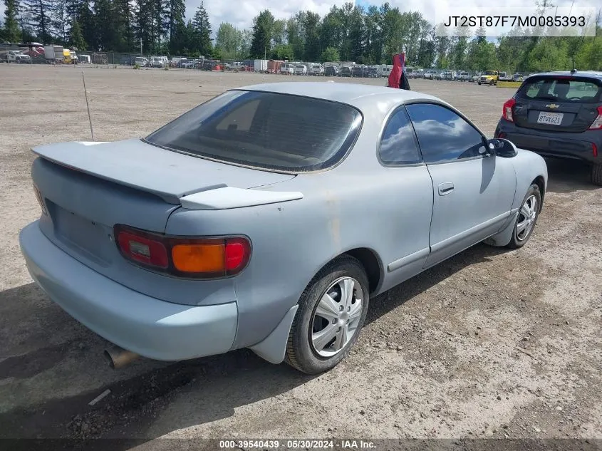 1991 Toyota Celica Gt VIN: JT2ST87F7M0085393 Lot: 39540439