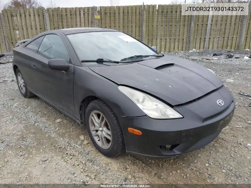 JTDDR32T930143372 2003 Toyota Celica Gt