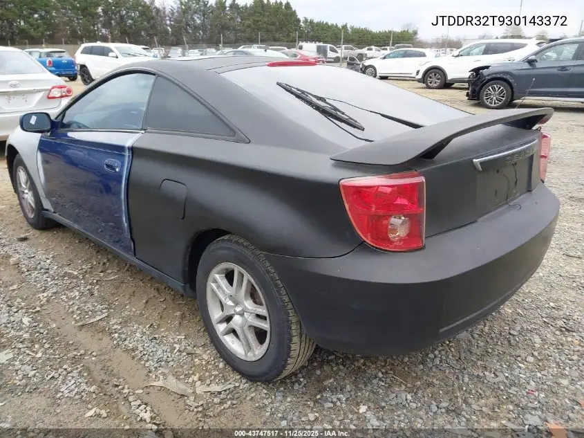 JTDDR32T930143372 2003 Toyota Celica Gt