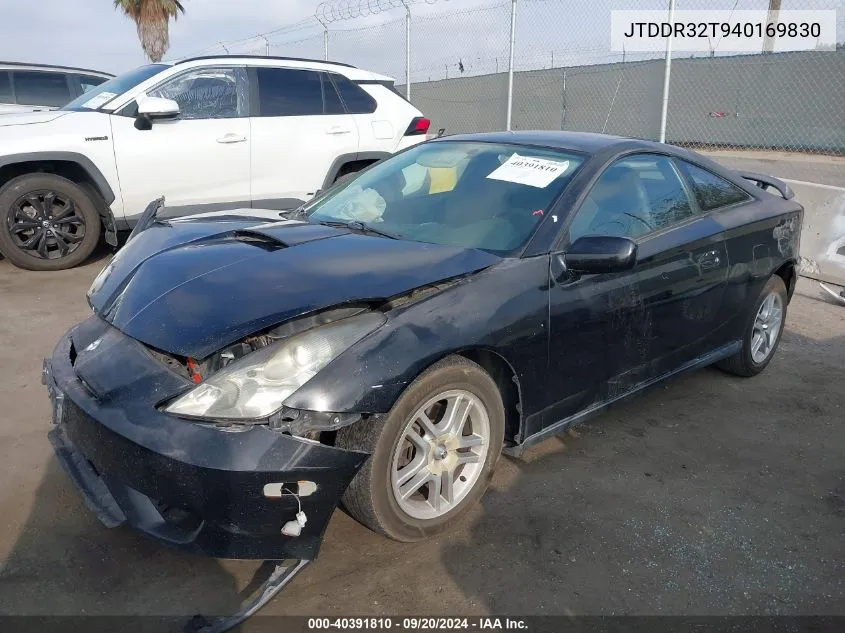 2004 Toyota Celica Gt VIN: JTDDR32T940169830 Lot: 40391810