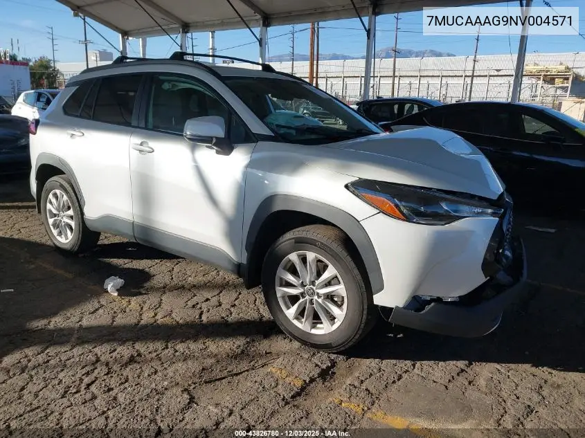 7MUCAAAG9NV004571 2022 Toyota Corolla Cross Le