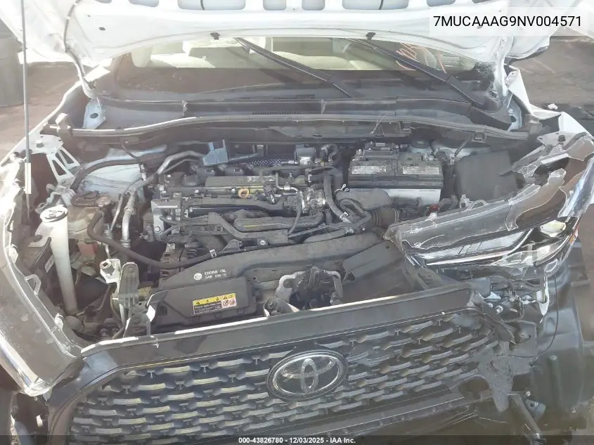7MUCAAAG9NV004571 2022 Toyota Corolla Cross Le