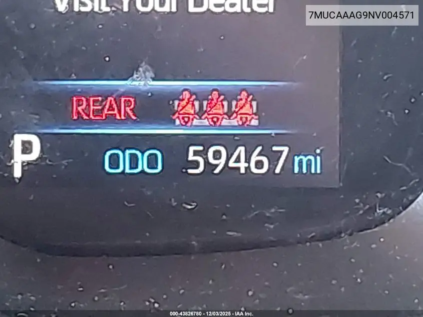 7MUCAAAG9NV004571 2022 Toyota Corolla Cross Le