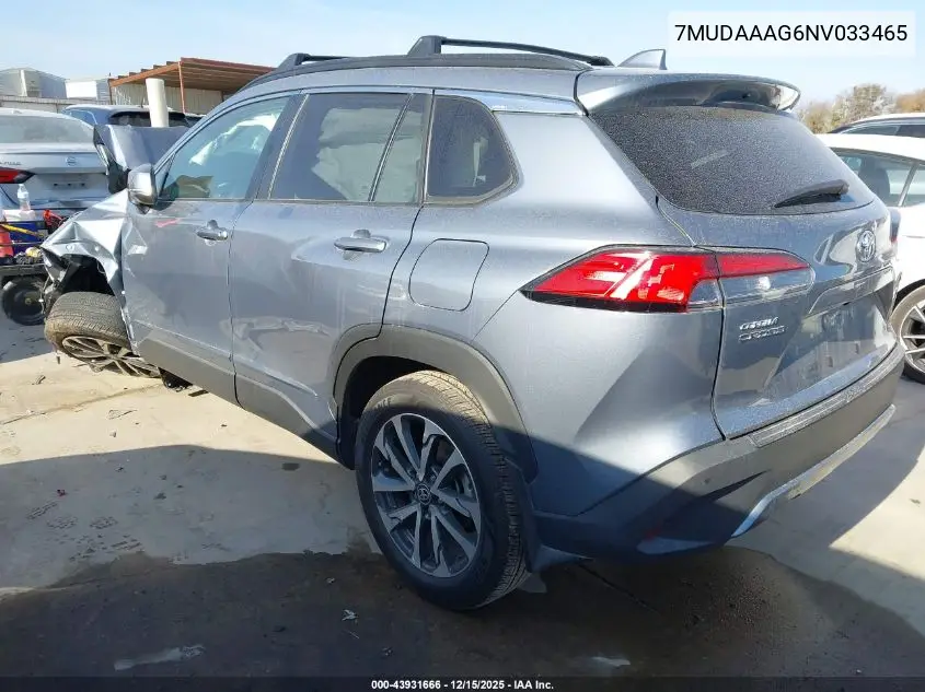 7MUDAAAG6NV033465 2022 Toyota Corolla Cross Xle