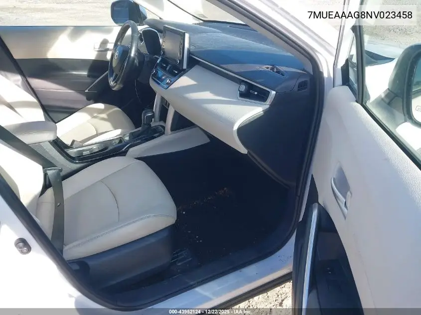 7MUEAAAG8NV023458 2022 Toyota Corolla Cross Xle