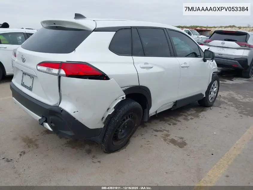 7MUAAAAGXPV053384 2023 Toyota Corolla Cross L