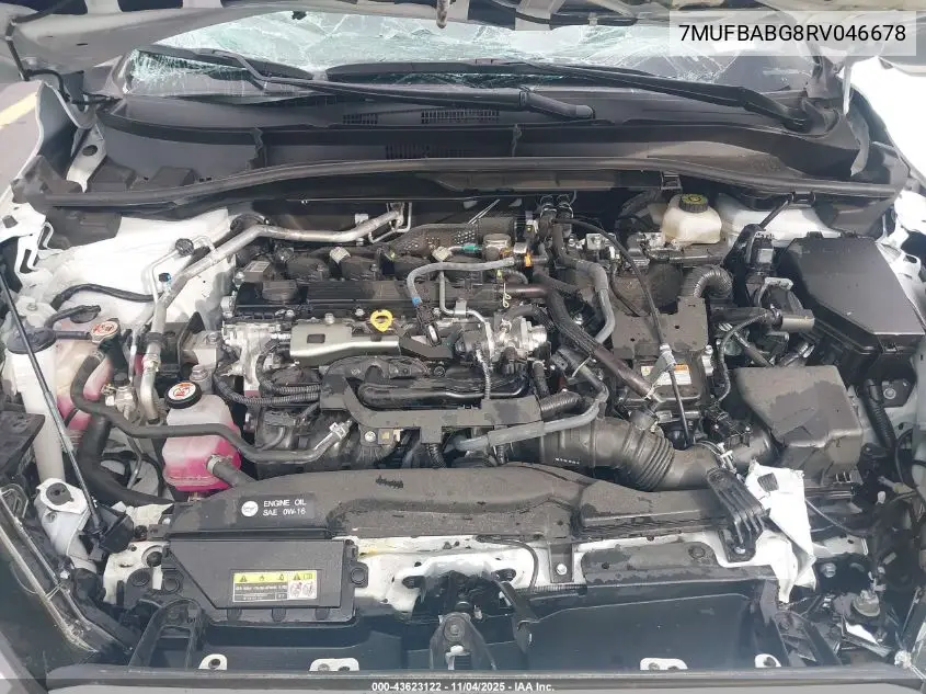 7MUFBABG8RV046678 2024 Toyota Corolla Cross Hybrid Se