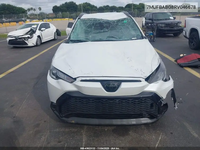 7MUFBABG8RV046678 2024 Toyota Corolla Cross Hybrid Se