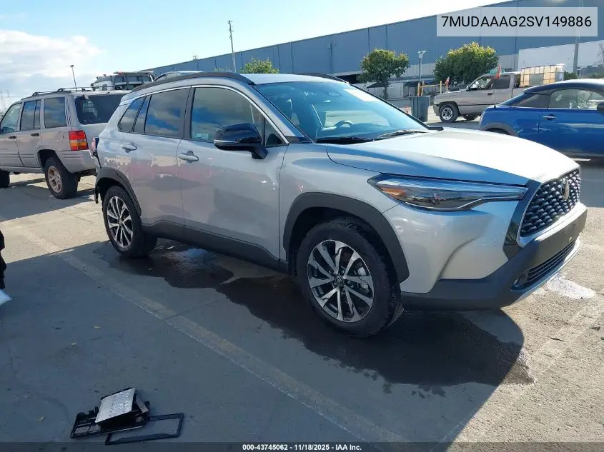 7MUDAAAG2SV149886 2025 Toyota Corolla Cross Xle