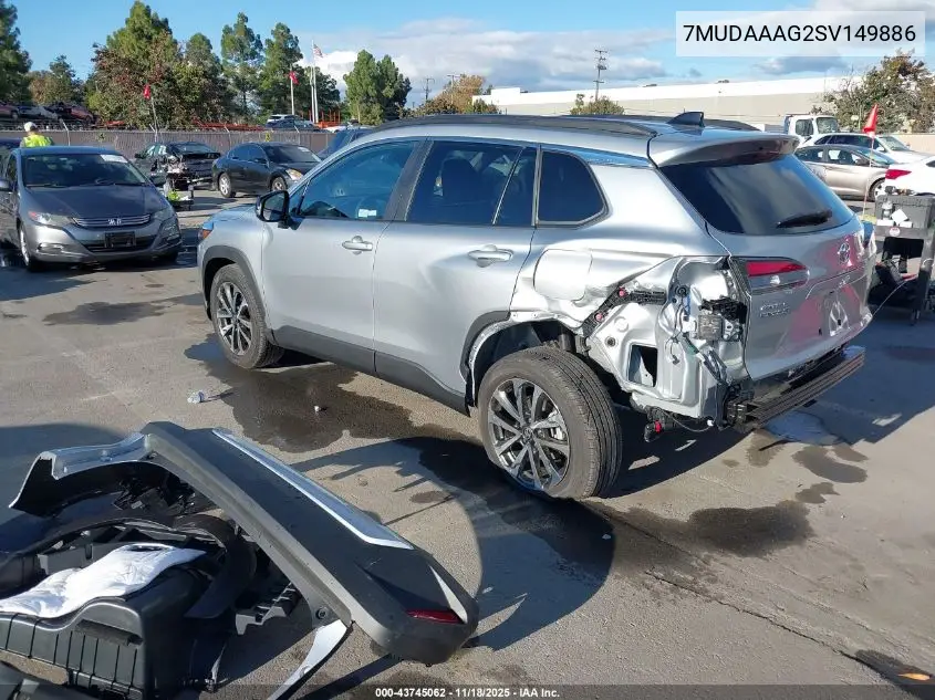 7MUDAAAG2SV149886 2025 Toyota Corolla Cross Xle