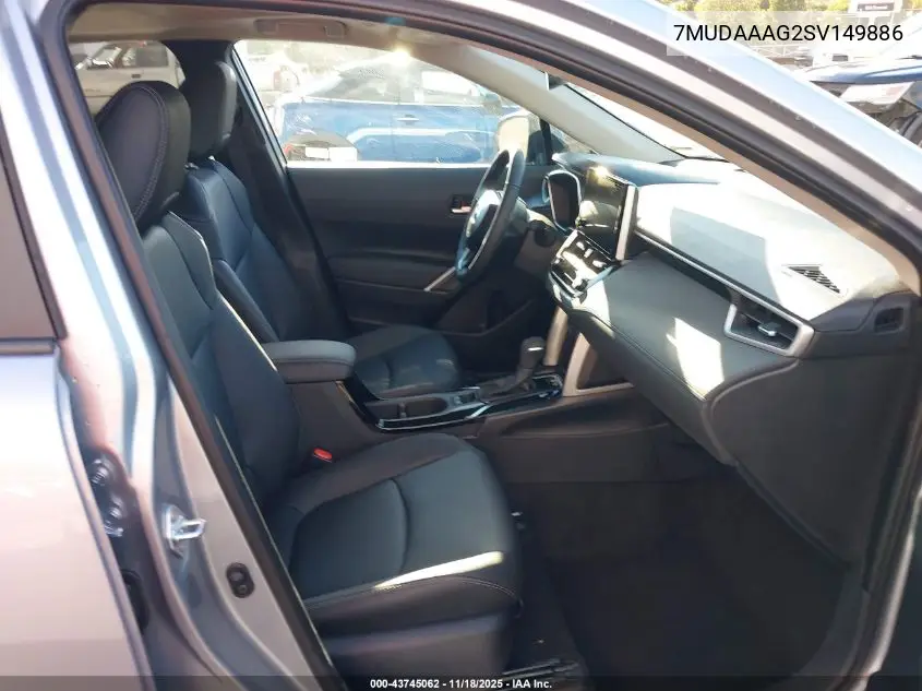 7MUDAAAG2SV149886 2025 Toyota Corolla Cross Xle