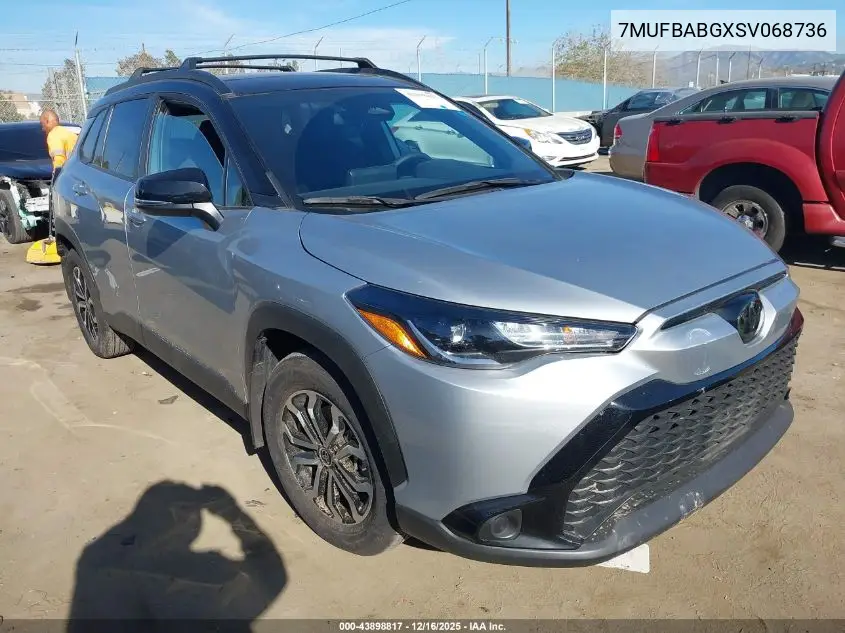 7MUFBABGXSV068736 2025 Toyota Corolla Cross Hybrid Se