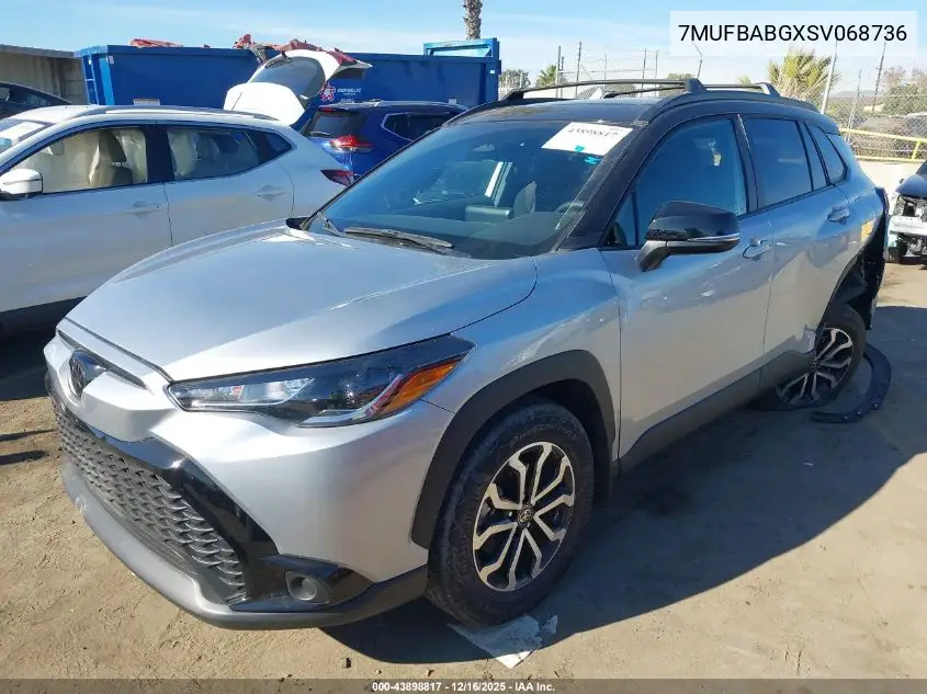 7MUFBABGXSV068736 2025 Toyota Corolla Cross Hybrid Se