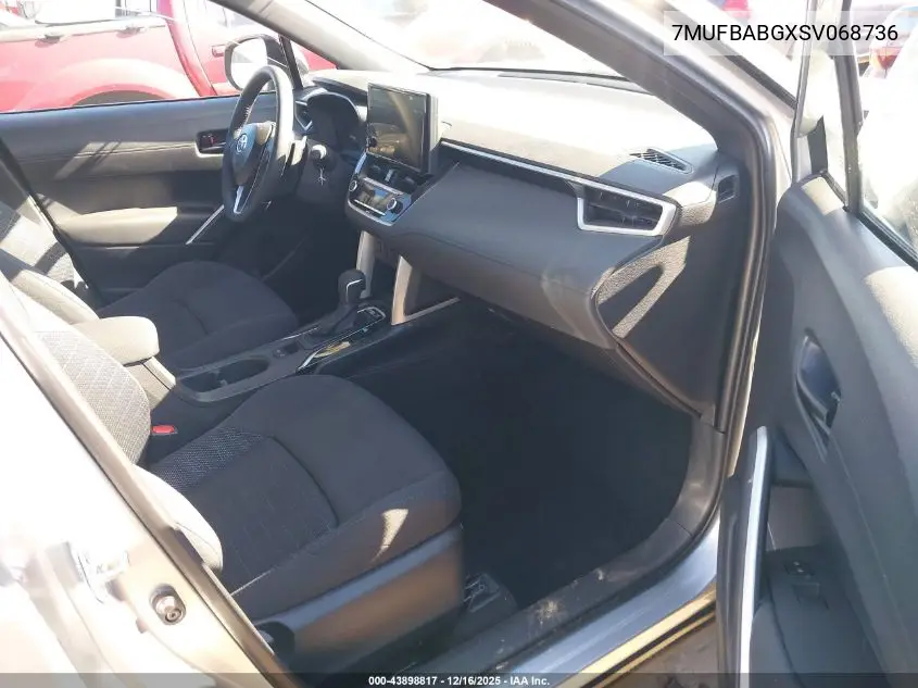 7MUFBABGXSV068736 2025 Toyota Corolla Cross Hybrid Se