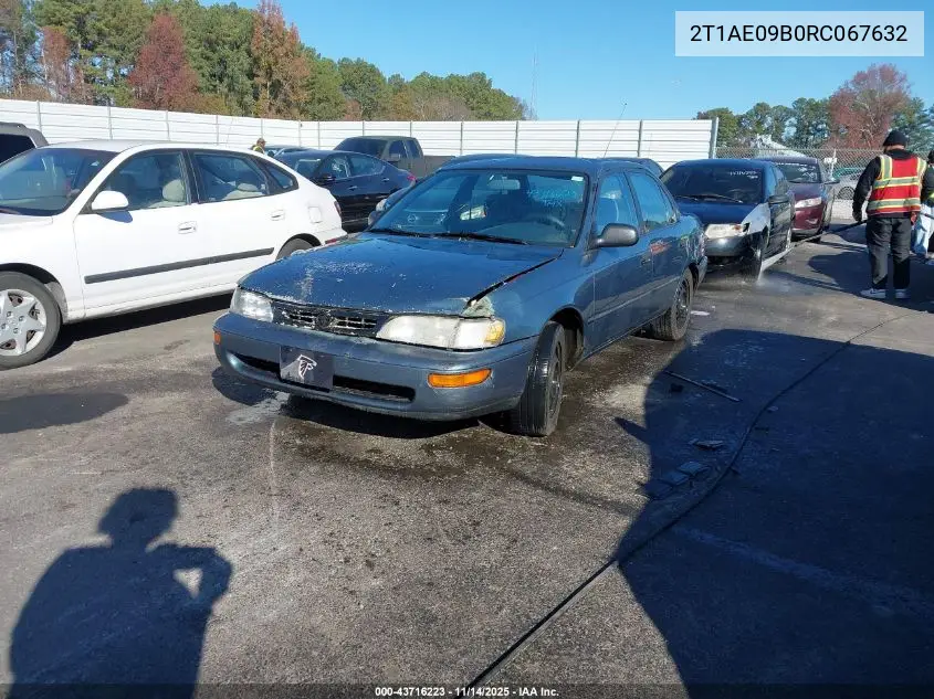 2T1AE09B0RC067632 1994 Toyota Corolla Le/Dx