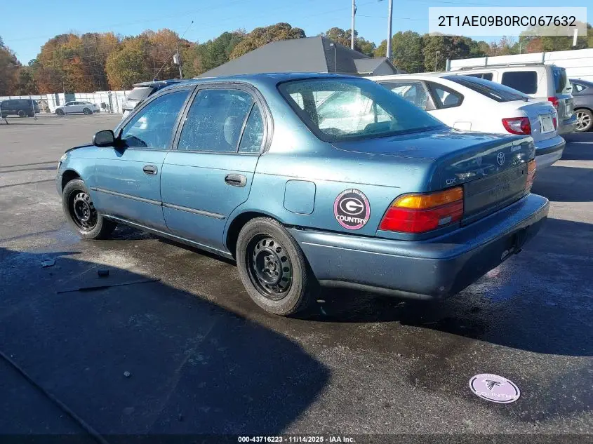 2T1AE09B0RC067632 1994 Toyota Corolla Le/Dx