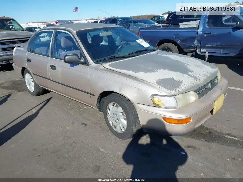 2T1AE09B0SC119881 1995 Toyota Corolla Le/Dx