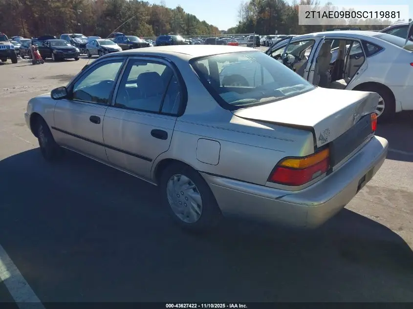 2T1AE09B0SC119881 1995 Toyota Corolla Le/Dx