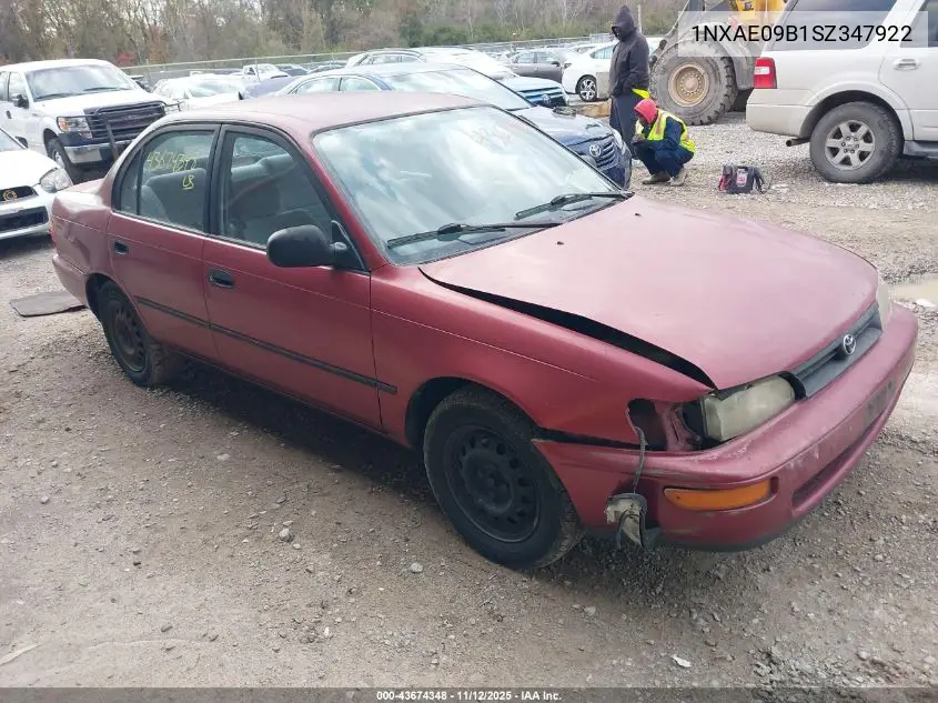 1NXAE09B1SZ347922 1995 Toyota Corolla Le/Dx