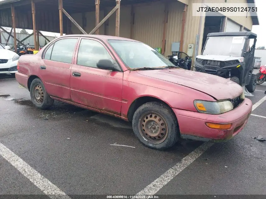 JT2AE04B9S0124751 1995 Toyota Corolla