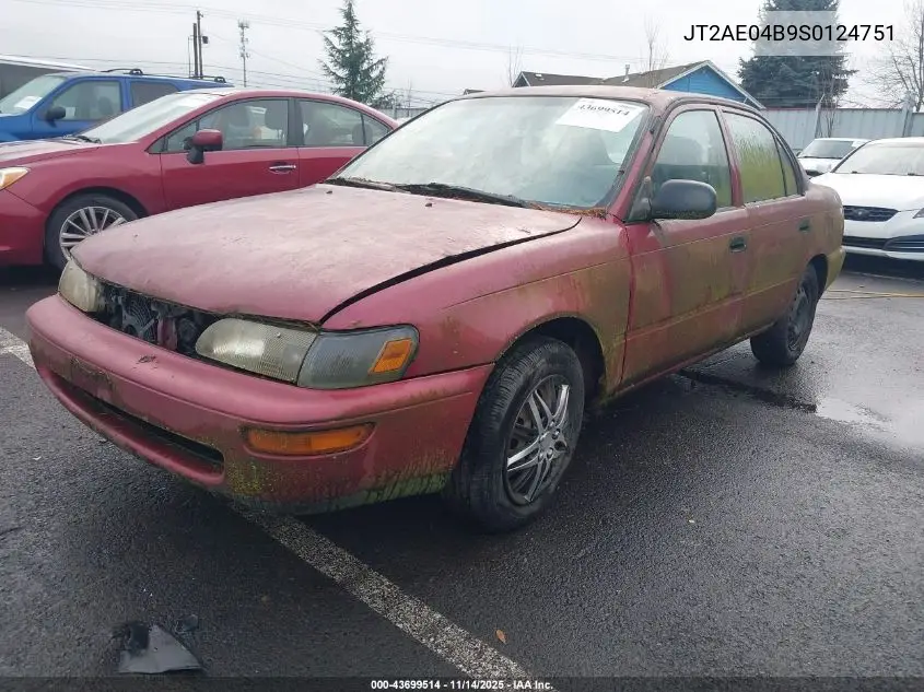 JT2AE04B9S0124751 1995 Toyota Corolla