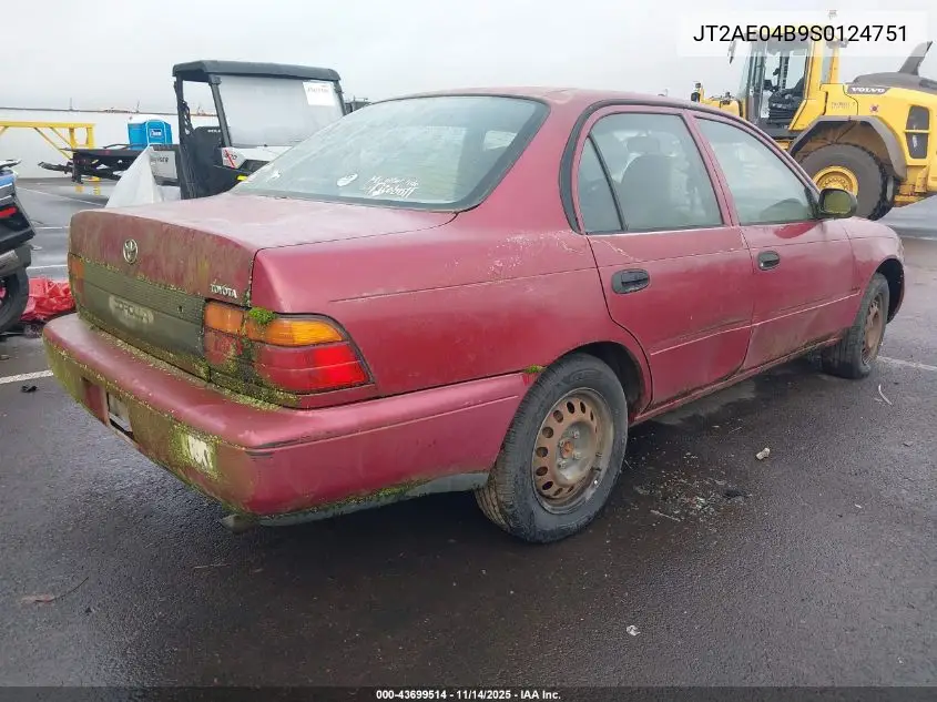 JT2AE04B9S0124751 1995 Toyota Corolla
