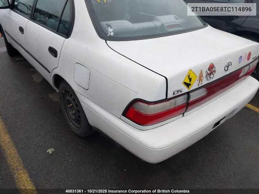 2T1BA05E8TC114896 1996 Toyota Corolla Dx