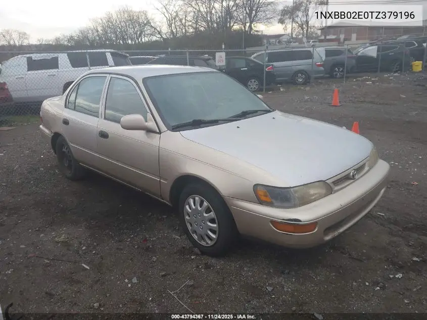 1NXBB02E0TZ379196 1996 Toyota Corolla Dx
