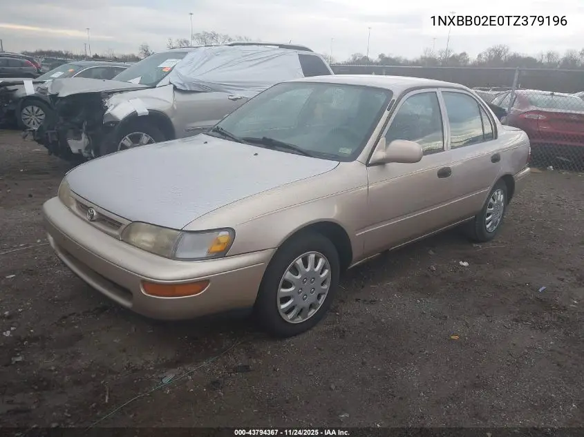 1NXBB02E0TZ379196 1996 Toyota Corolla Dx