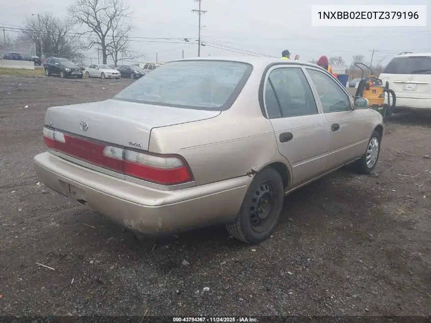1NXBB02E0TZ379196 1996 Toyota Corolla Dx
