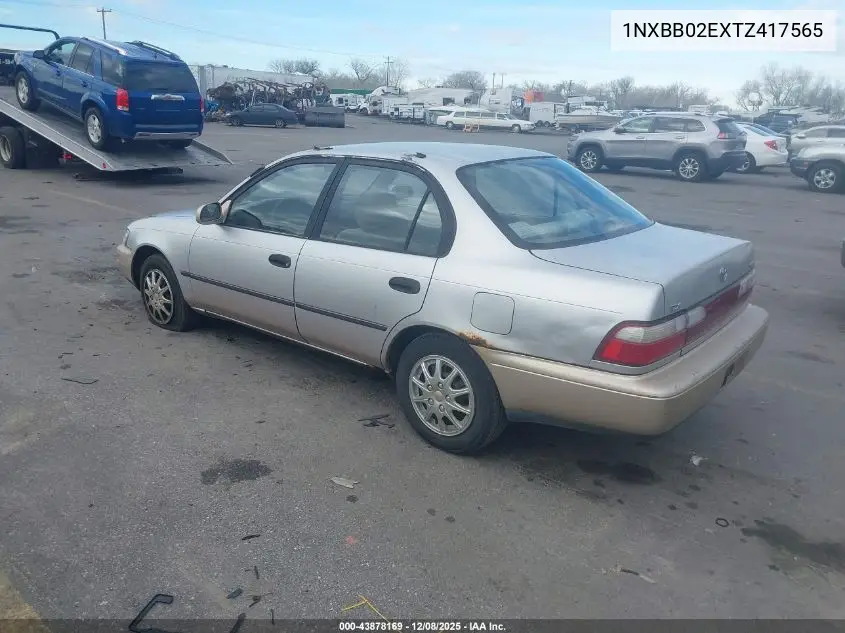 1NXBB02EXTZ417565 1996 Toyota Corolla Dx