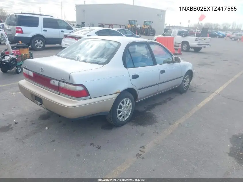 1NXBB02EXTZ417565 1996 Toyota Corolla Dx
