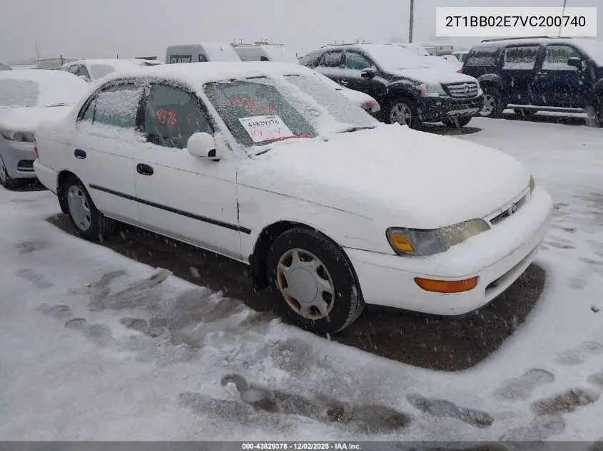 2T1BB02E7VC200740 1997 Toyota Corolla Dx