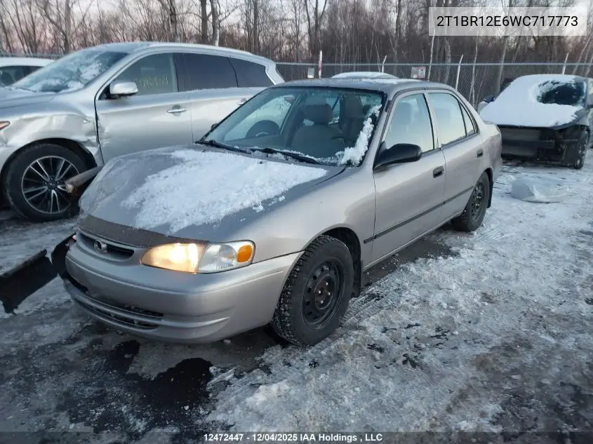 2T1BR12E6WC717773 1998 Toyota Corolla