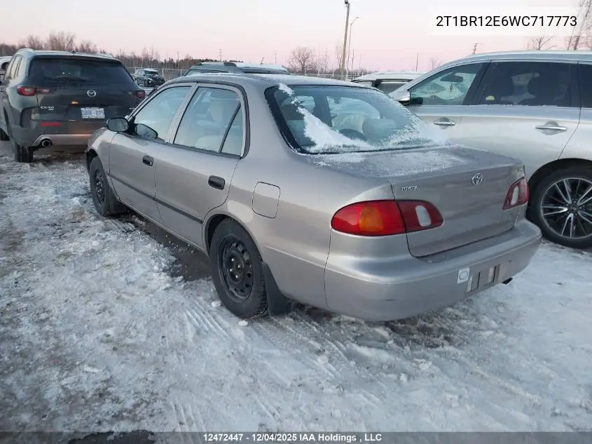 2T1BR12E6WC717773 1998 Toyota Corolla