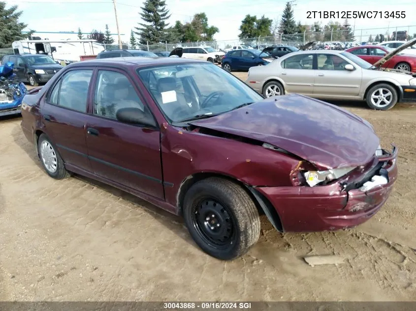 1998 Toyota Corolla Ve/Ce/Le VIN: 2T1BR12E5WC713455 Lot: 30043868