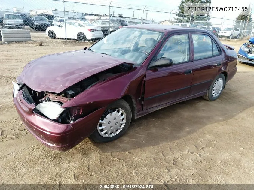 1998 Toyota Corolla Ve/Ce/Le VIN: 2T1BR12E5WC713455 Lot: 30043868