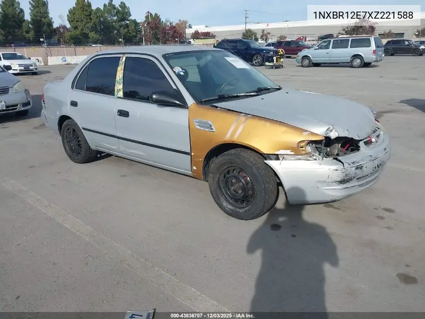 1NXBR12E7XZ221588 1999 Toyota Corolla Ce