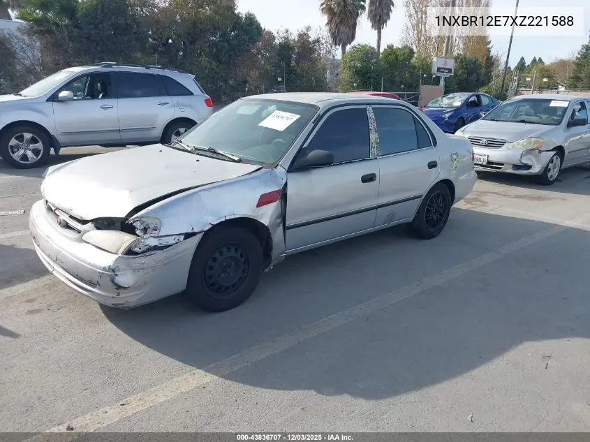 1NXBR12E7XZ221588 1999 Toyota Corolla Ce