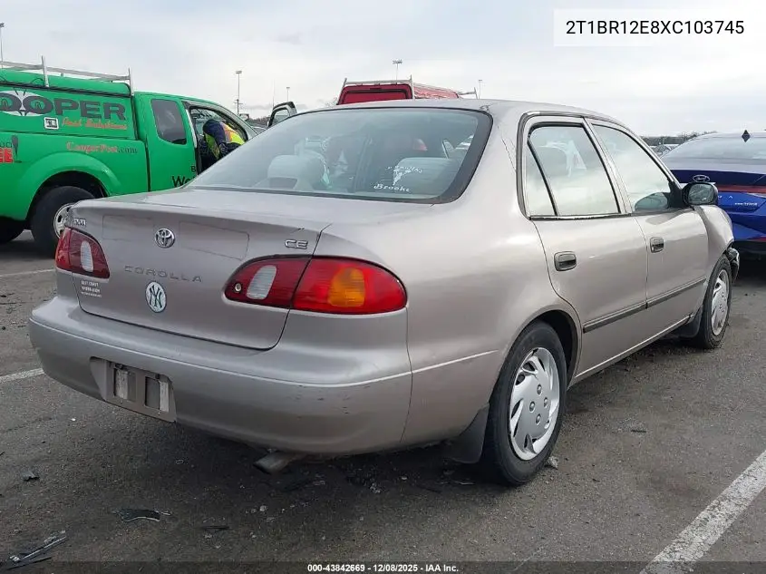 2T1BR12E8XC103745 1999 Toyota Corolla Ce