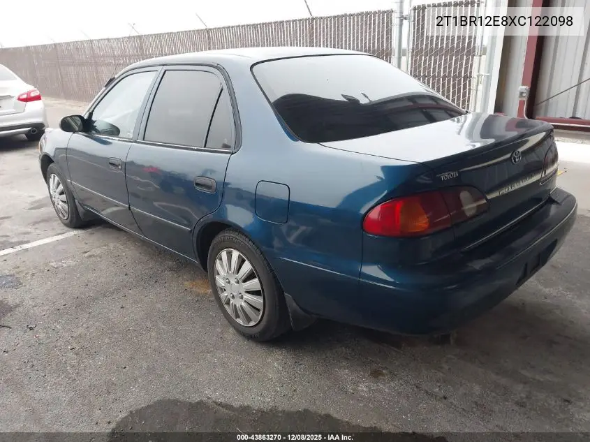 2T1BR12E8XC122098 1999 Toyota Corolla Ce
