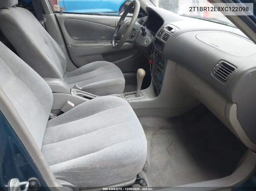 2T1BR12E8XC122098 1999 Toyota Corolla Ce