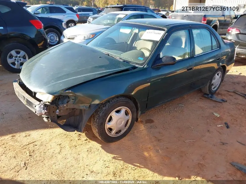 2T1BR12E7YC361109 2000 Toyota Corolla Ve
