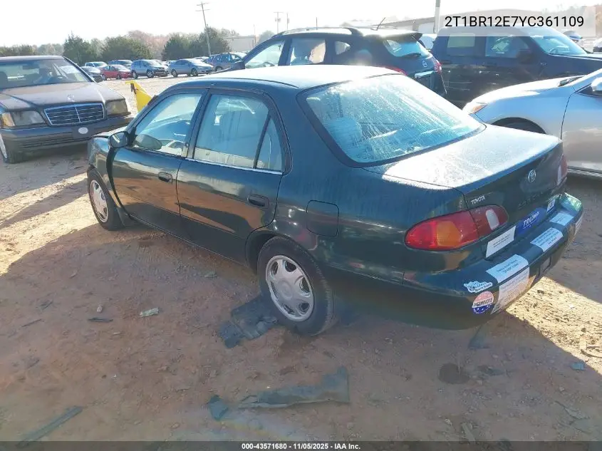 2T1BR12E7YC361109 2000 Toyota Corolla Ve